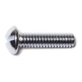 Midwest Fastener 1/4"-20 x 1 in Slotted Round Machine Screw, Chrome Plated Steel, 24 PK 61536